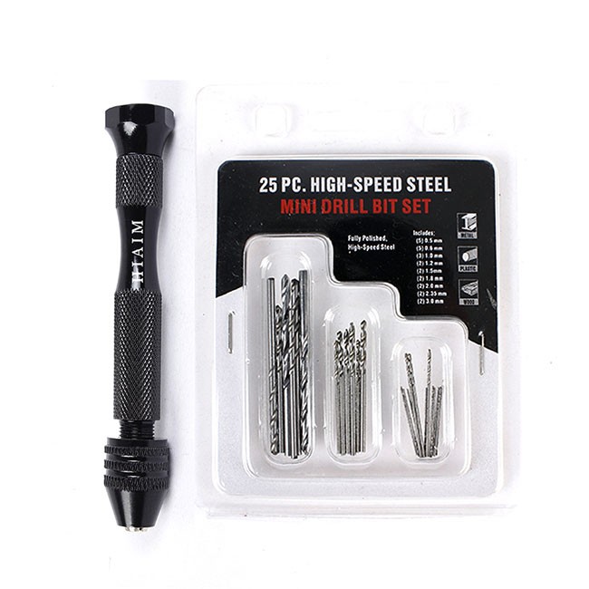 Mini hand deals drill set